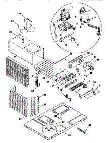 Functional parts for Icp Heating Cooling Combined Unit PGMD60H150B from AppliancePartsPros.com
