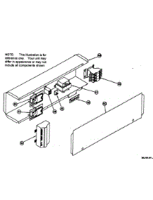 Control Panel parts for Icp Heating Cooling Combined Unit PGME42G115 from AppliancePartsPros.com
