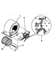 Functional Replacement, Blower parts for Icp Heating Cooling Combined Unit PGMF60F115A from AppliancePartsPros.com