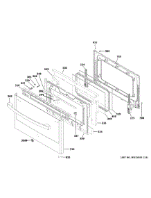 Lower Door parts for Ge Gas Range PGS960YP1FS from AppliancePartsPros.com