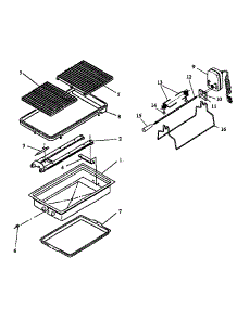 Grille / Rotisserie Assembly (Pgt193ub / P1131602nb) (Pgt193ub / P1131616nb) (Pgt193ub1 / P1131612nb) (Pgt193ub2 / P1131621nb) (Pgt193uk / P1131602nk) (Pgt193uw / P1131602nw) (Pgt193uw / P1131616nw) (Pgt193uw1 / P1131612n) (Pgt193uww1 / P1131612nww) (Pgt193uww2 / P1131621nww) parts for Modern Maid Gas Cooktop PGT193UWW2-P1131621NWW from AppliancePartsPros.com