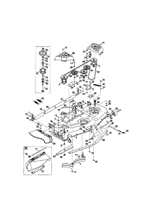 Deck parts for Craftsman Front-Engine Lawn Tractor PGT9000 from AppliancePartsPros.com