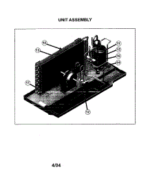 Unit Assembly parts for Friedrich Heating Cooling Combined Unit PH07R3CB from AppliancePartsPros.com