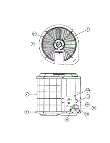 Cover / Guard / Grill parts for Payne Central Air Conditioner PH12NA036000 from AppliancePartsPros.com