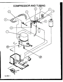 Compressor And Tubing (Pha42b0001a / P1153901c) (Pha42b0003a / P1153902c) (Pha48b0003a / P1153904c) (Pha48b0001a / P1153903c) (Pha60b0001a / P1153905c) (Pha60b0003a / P1153906c) (Pha60b0003b / P1153908c) (Pha60b0002b / P1153907c) parts for Amana Air Handler PHA60B0002B/P1153907C from AppliancePartsPros.com