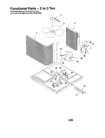 Functional Parts - 2 To 3 Ton parts for Icp Heating Cooling Combined Unit PHAD24N1K6 from AppliancePartsPros.com