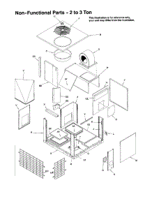 Non-Functional Parts-2 To 3 Ton parts for Icp Heating Cooling Combined Unit PHAD24N1K6 from AppliancePartsPros.com