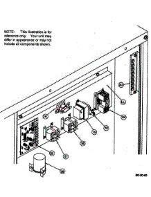 Control Panel parts for Icp Heating Cooling Combined Unit PHAD36N1K1 from AppliancePartsPros.com