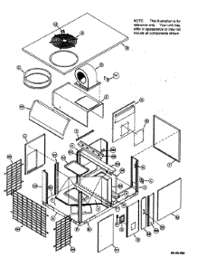 Outside View parts for Icp Heating Cooling Combined Unit PHAD42N1K1 from AppliancePartsPros.com