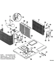 Inside View parts for Icp Heating Cooling Combined Unit PHAD42N1K1 from AppliancePartsPros.com