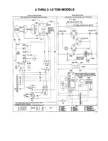 Diagrams-2 Thru 3 1 / 2 Ton Models parts for Icp Heating Cooling Combined Unit PHAD42N1K5 from AppliancePartsPros.com