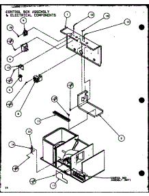 Control Box Assembly & Electrical Components (Spco24001a / P9999101c) (Spco30001a / P9999102c) (Spco36001a / P9999103c) (Spco36003a / P9999104c) parts for Amana Central Air Conditioner PHK125/P9829701C from AppliancePartsPros.com