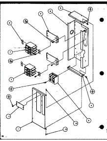 Breaker Box Cover-Image Only parts for Amana Central Air Conditioner PHK325/P9829702C from AppliancePartsPros.com