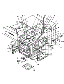 Upper Cabinet parts for Modern Maid Gas Wall Oven PHO303UWW/P1132513N from AppliancePartsPros.com