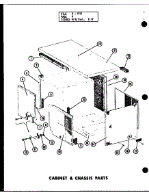 Cabinet & Chassis Parts (Pho4800-1A / P55600-17C) (Pho4800-3A / P55600-19C) (Pho5800-1A / P55600-18C) (Pho5800-3A / P55600-20C) parts for Amana Furnace PHO4800-1A/P55600-17C from AppliancePartsPros.com