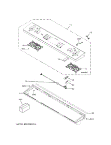 Control Panel parts for Ge Electric Range PHS930BP9TS from AppliancePartsPros.com