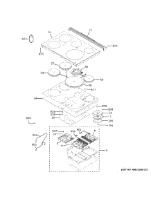 Cooktop parts for Ge Electric Range PHS930YP3FS from AppliancePartsPros.com