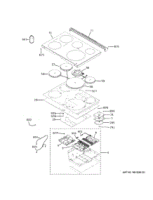 Cooktop parts for Ge Electric Range PHS930YP9FS from AppliancePartsPros.com
