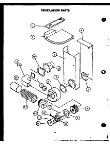 Ventilation Parts parts for Modern Maid Gas Range PHU185 from AppliancePartsPros.com