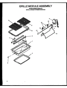 Grille Module Assembly (Xst329 / P1132274n) parts for Modern Maid Gas Range PHU186NB/P1131810N from AppliancePartsPros.com