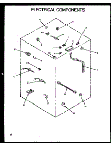 Electrical Components (Phu186nb / P1131810n) (Phu186nww / P1131811n) parts for Modern Maid Gas Range PHU186NB/P1131810N from AppliancePartsPros.com