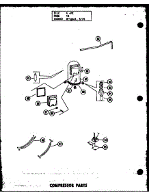 Compressor Parts (Pk3.5-1K / P54629-16C) (Pk3.5-1K / P54629-38C) (Pk4-1J / P54629-19C) (Pk4-1J / P54629-55C) (Pk4-3J / P54629-20C) (Pk5-1J / P54629-21C) (Pk5-1J / P54629-57C) (Pk5-3J / P54629-22C) (Pk5-3J / P54629-58C) (Pke5-3K / P54629-36C) parts for Amana Air Handler PK2.5-1H/P54565-12C from AppliancePartsPros.com