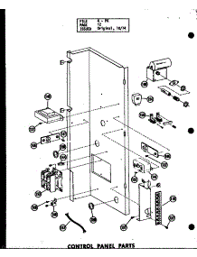 Control Panel Parts (Pk2-1H / P55196-1C) (Pk2-1H / P55196-7C) (Pk2.5-1H / P55196-2C) (Pk2.5-1H / P55196-8C) (Pk3-1H / P55196-3C) (Pk3-1H / P55196-9C) (Pke3-3H / P55196-18C) parts for Amana Air Handler PK2.5-1H/P55196-8C from AppliancePartsPros.com