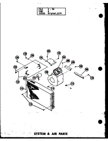 System & Air Parts (Pk2.5-1H / P54565-12C) (Pk3-1H / P54565-15C) (Pke3-3H / P54565-7C) parts for Amana Air Handler PK3-1H/P54565-15C from AppliancePartsPros.com