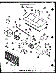 System & Air Parts (Pk3.5-1K / P54629-16C) (Pk3.5-1K / P54629-38C) (Pk4-1J / P54629-19C) (Pk4-1J / P54629-55C) (Pk4-3J / P54629-20C) (Pk5-1J / P54629-21C) (Pk5-1J / P54629-57C) (Pk5-3J / P54629-22C) (Pk5-3J / P54629-58C) (Pke5-3K / P54629-36C) parts for Amana Air Handler PK4-1J/P54629-19C from AppliancePartsPros.com