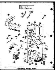 Control Panel Parts (Pk3.5-1K / P54629-16C) (Pk3.5-1K / P54629-38C) (Pk4-1J / P54629-19C) (Pk4-1J / P54629-55C) (Pk4-3J / P54629-20C) (Pk5-1J / P54629-21C) (Pk5-1J / P54629-57C) (Pk5-3J / P54629-22C) (Pk5-3J / P54629-58C) (Pke5-3K / P54629-36C) parts for Amana Air Handler PK4-3J/P54629-20C from AppliancePartsPros.com