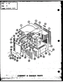 Cabinet & Chassis Parts (Pk3.5-1J / P54629-9C) (Pk4-1J / P54629-1C) (Pk4-3J / P54629-2C) (Pk5-1J / P54629-3C) (Pk5-3J / P54629-4C) parts for Amana Air Handler PK5-3J/P54629-4C from AppliancePartsPros.com