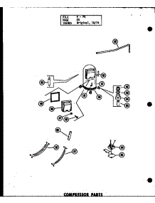 Compressor Parts (Pk3.5-1K / P55197-1C) (Pk3.5-1K / P55197-7C) (Pk4-1J / P55197-2C) (Pk4-1J / P55197-8C) (Pk4-3J / P55197-3C) (Pk4-3J / P55197-9C) (Pk5-1J / P55197-4C) (Pk5-1J / P55197-10C) (Pk5-3J / P55197-5C) (Pk5-3J / P55197-11C) (Pke5-3K / P55197-22C) parts for Amana Air Handler PKE5-3K/P55197-22 from AppliancePartsPros.com