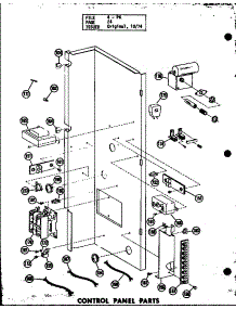Control Panel Parts (Pk3.5-1K / P55197-1C) (Pk3.5-1K / P55197-7C) (Pk4-1J / P55197-2C) (Pk4-1J / P55197-8C) (Pk4-3J / P55197-3C) (Pk4-3J / P55197-9C) (Pk5-1J / P55197-4C) (Pk5-1J / P55197-10C) (Pk5-3J / P55197-5C) (Pk5-3J / P55197-11C) (Pke5-3K / P55197-22C) parts for Amana Air Handler PKE5-3K/P55197-22C from AppliancePartsPros.com