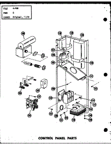 Control Panel Parts (Pkm2.5-1J / P54565-9C) (Pkm3-1H / P54565-8C) parts for Amana Air Handler PKM2.5-1J/P54565-9C from AppliancePartsPros.com