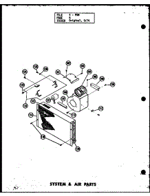 System & Air Parts (Pkm2.5-1J / P54565-14C) (Pkm3-1H / P54565-17C) parts for Amana Air Handler PKM3-1H/P55196-11C from AppliancePartsPros.com
