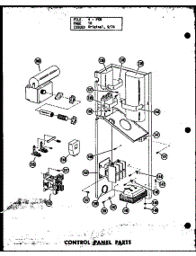 Control Panel Parts (Pkm2.5-1J / P54565-14C) (Pkm3-1H / P54565-17C) parts for Amana Air Handler PKM3-1H/P55196-11C from AppliancePartsPros.com