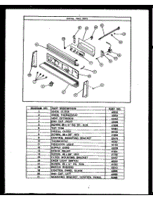 Controls parts for Modern Maid Gas Wall Oven PKO151 from AppliancePartsPros.com