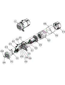 Motor Assy parts for Coleman Generator PM0525312.03 from AppliancePartsPros.com