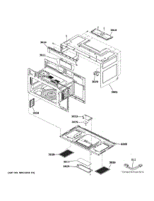 Oven Cavity Parts parts for Ge Microwave/Hood Combo PNM9216SK5SS from AppliancePartsPros.com