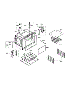 Bottom Oven parts for Thermador Electric Wall Oven POD30201 from AppliancePartsPros.com