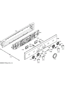 Control Panel parts for Thermador Electric Wall Oven PODC30201 from AppliancePartsPros.com