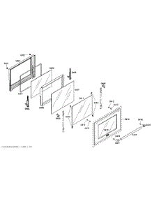Top Cover parts for Thermador Electric Wall Oven PODC30201 from AppliancePartsPros.com
