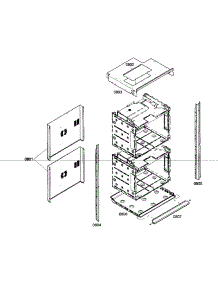 Mounting Assy parts for Thermador Electric Wall Oven PODC30201 from AppliancePartsPros.com