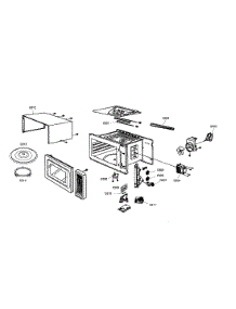 Microwave Cabinet parts for Thermador Electric Wall Oven PODM301-01 from AppliancePartsPros.com