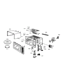 Microwave Body parts for Thermador Electric Wall Oven PODMW301-01 from AppliancePartsPros.com