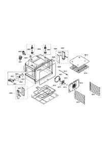 Oven Body parts for Thermador Electric Wall Oven PODMW301-01 from AppliancePartsPros.com