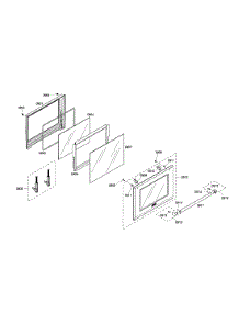 Oven Door parts for Thermador Electric Wall Oven PODMW301-01 from AppliancePartsPros.com