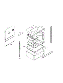 Housing / Side Trim parts for Thermador Electric Wall Oven PODMW301-01 from AppliancePartsPros.com
