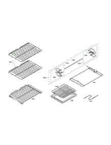 Rotisserie / Racks parts for Thermador Electric Wall Oven PODMW301-01 from AppliancePartsPros.com