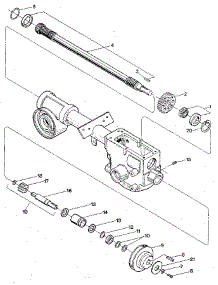 Drive Shaft, Input Pinion Shaft & Gear Assemblies parts for Troy-Bilt Rear-Tine Tiller PONY SERIAL #S0242650 AND UP from AppliancePartsPros.com